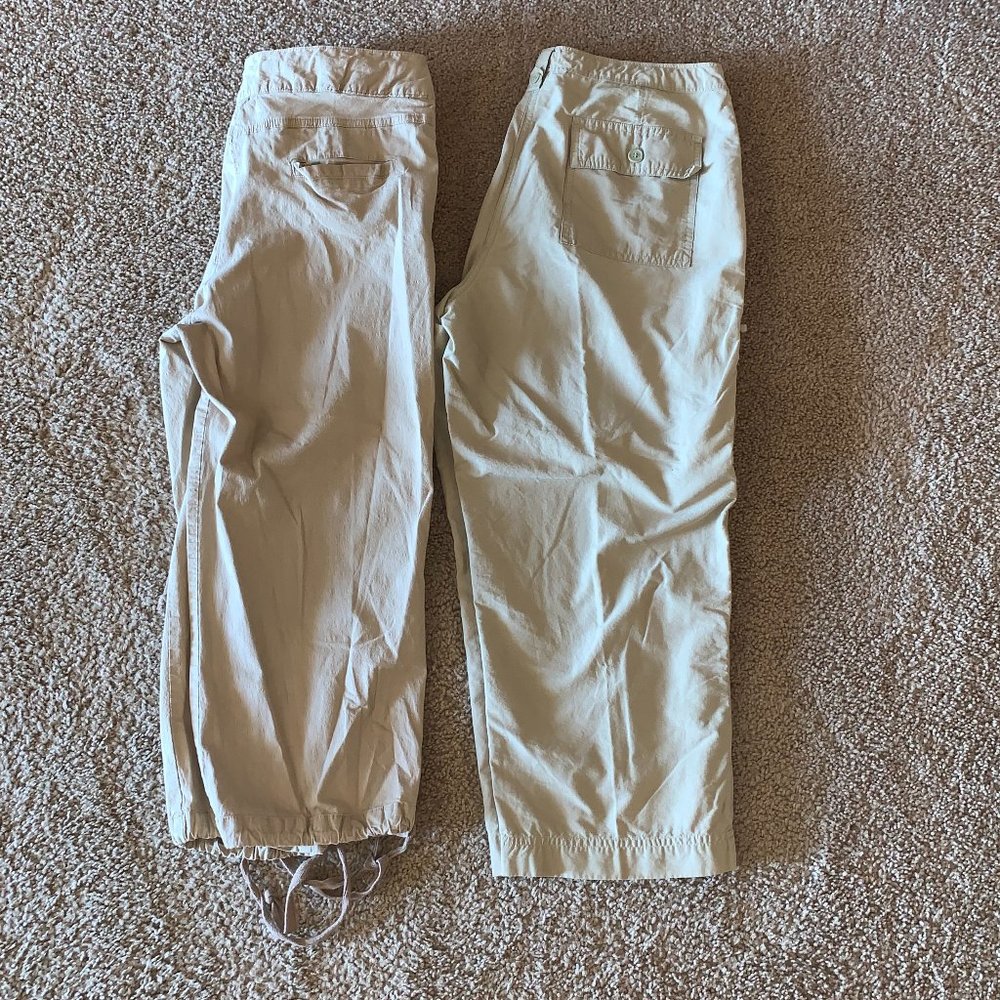 Bundle of 2 pair Tan Capris